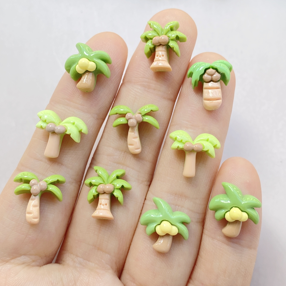 Resin Art And Design - 20Pcs Cute Cartoon Coconut Drink, Coconut
