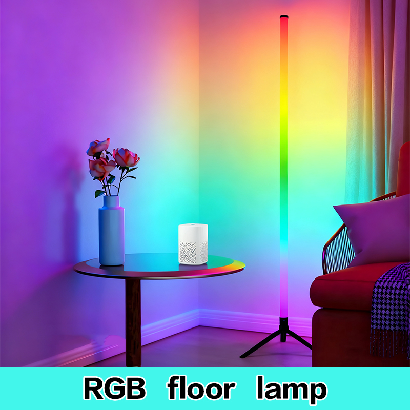 Resin Art Floor - The RGB colorful floor lamps for