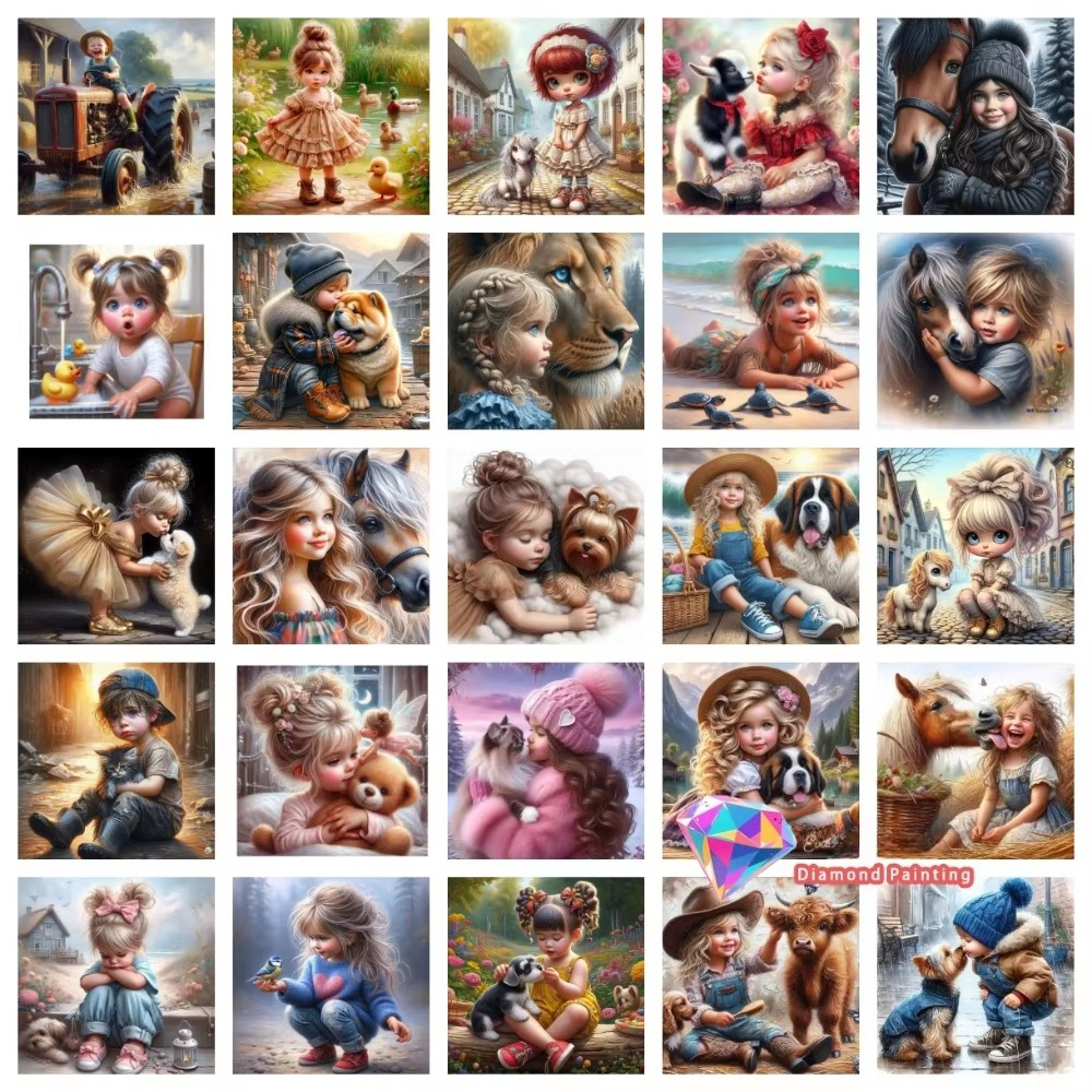 Resin Art Kit - 1PC frameless Boys Girls Pet Friend