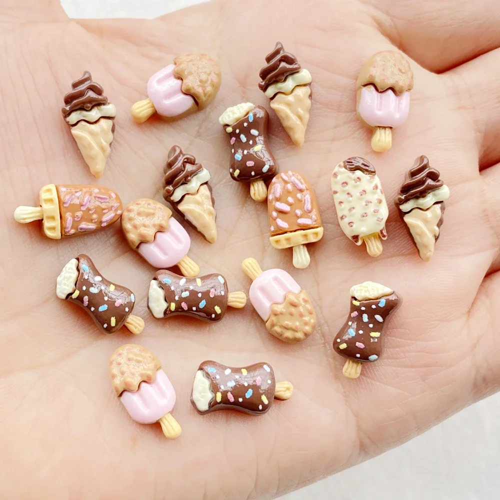 Resin Art And Design - 30Pcs Resin Chocolate Popsicles with Cute