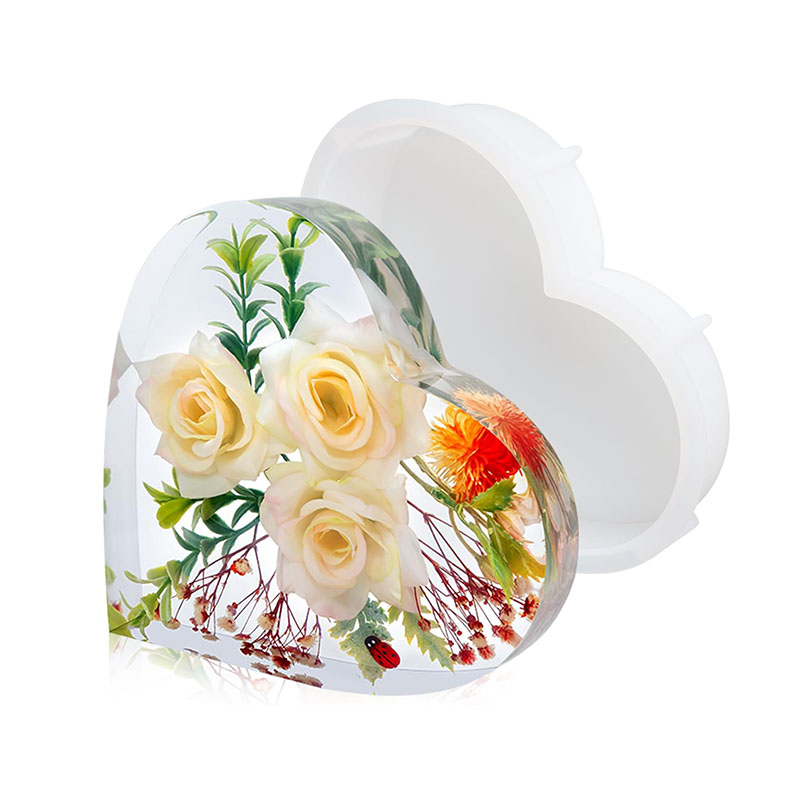 Resin Art Guide - Large Heart Epoxy Resin Mold For