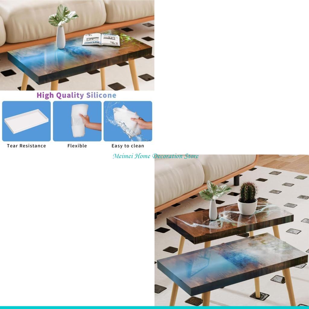 Resin Art Table - H7BF Large Silicone Mould for Creative
