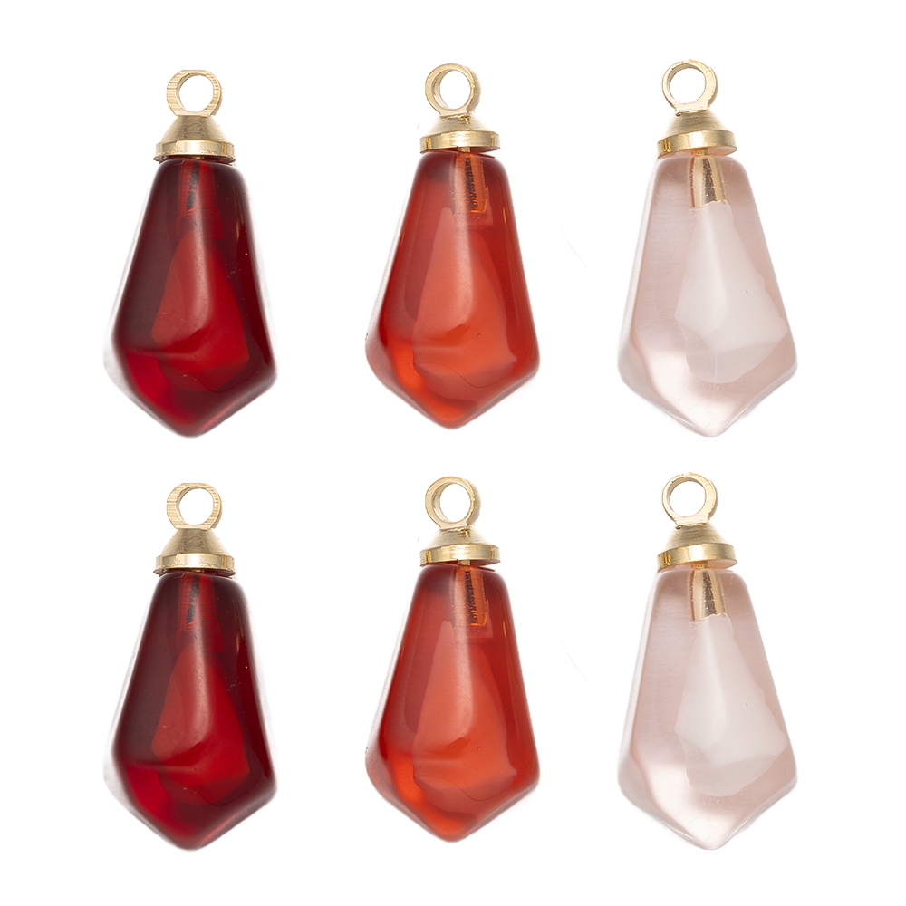 Resin Art Pendant - 10pcs/Lot Fruit Pomegranate Seed Pendant For