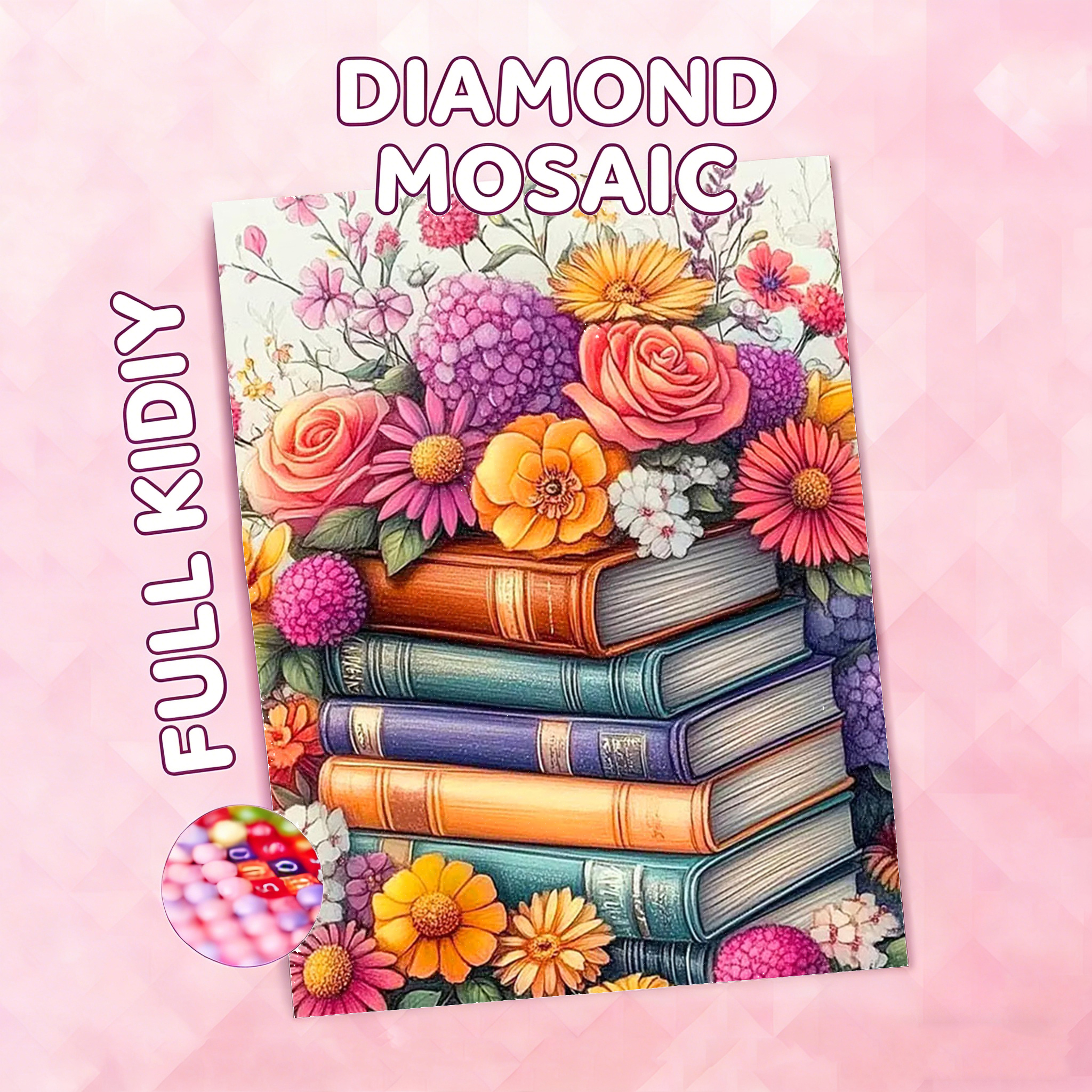 Resin Art For Rose - AZQSD Diamond Painting Rose Flower Book