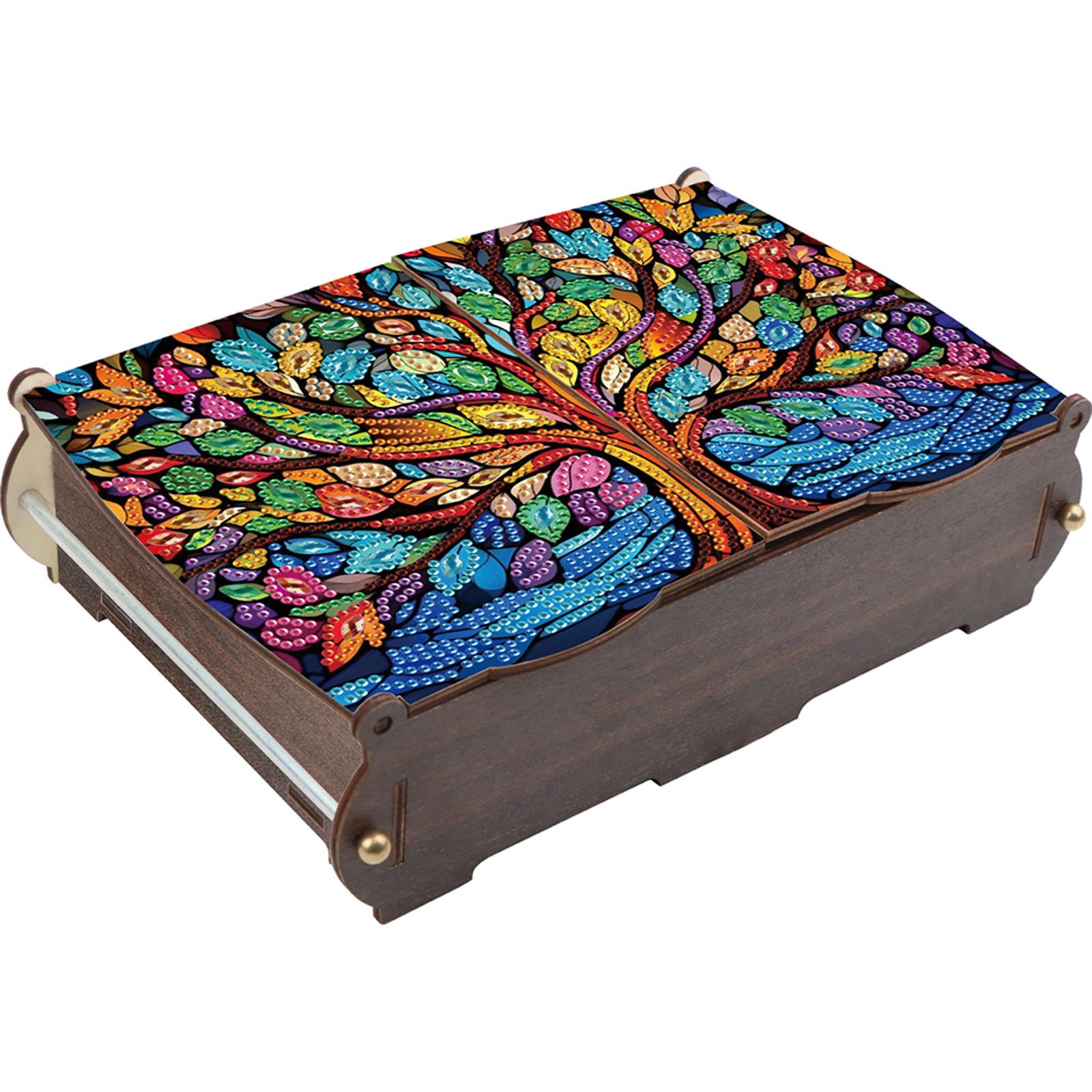 Resin Art Necklace - DIY Diamond Art Wooden Box Diamond