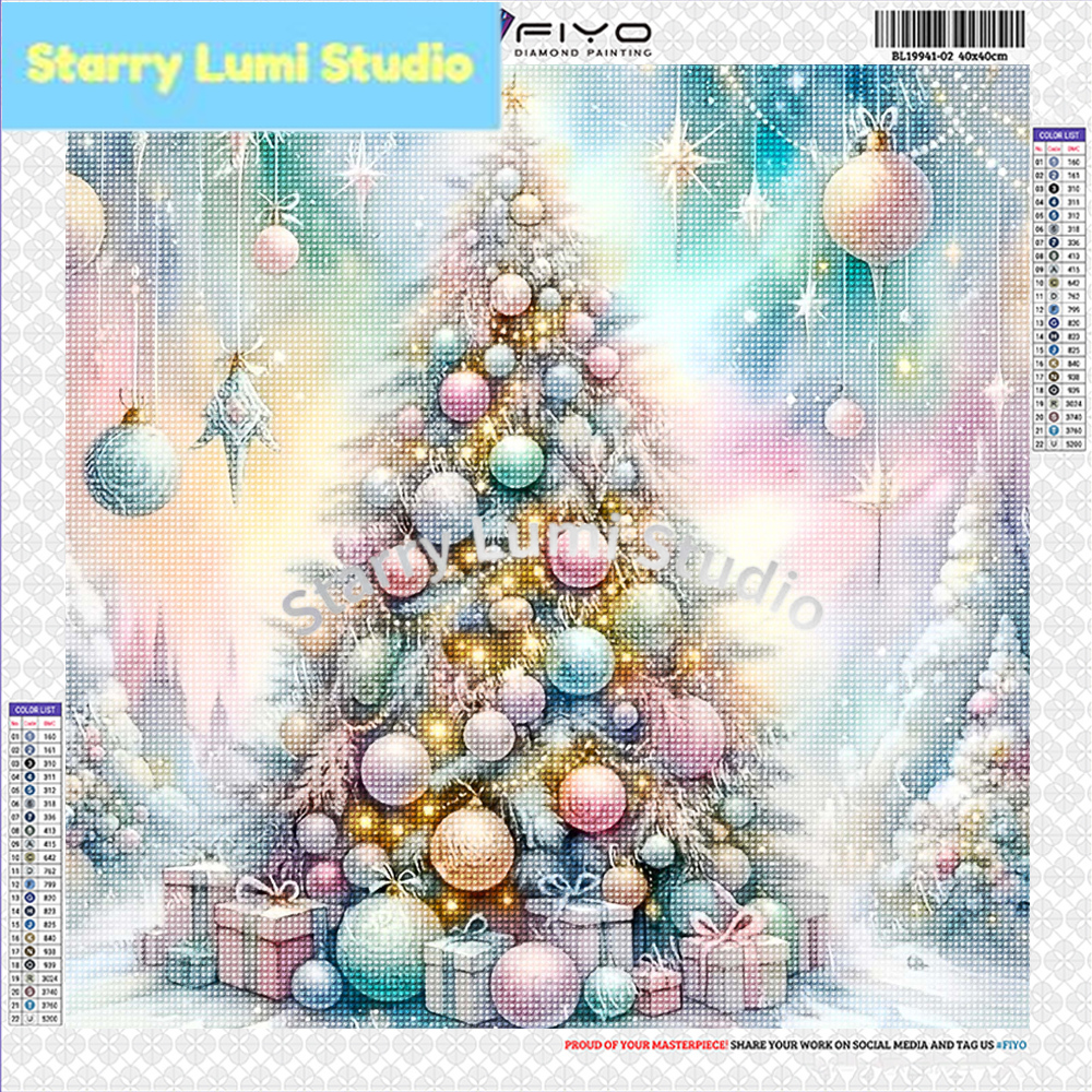 Resin Art Kit - Diamond Painting Kit Christmas Tree New