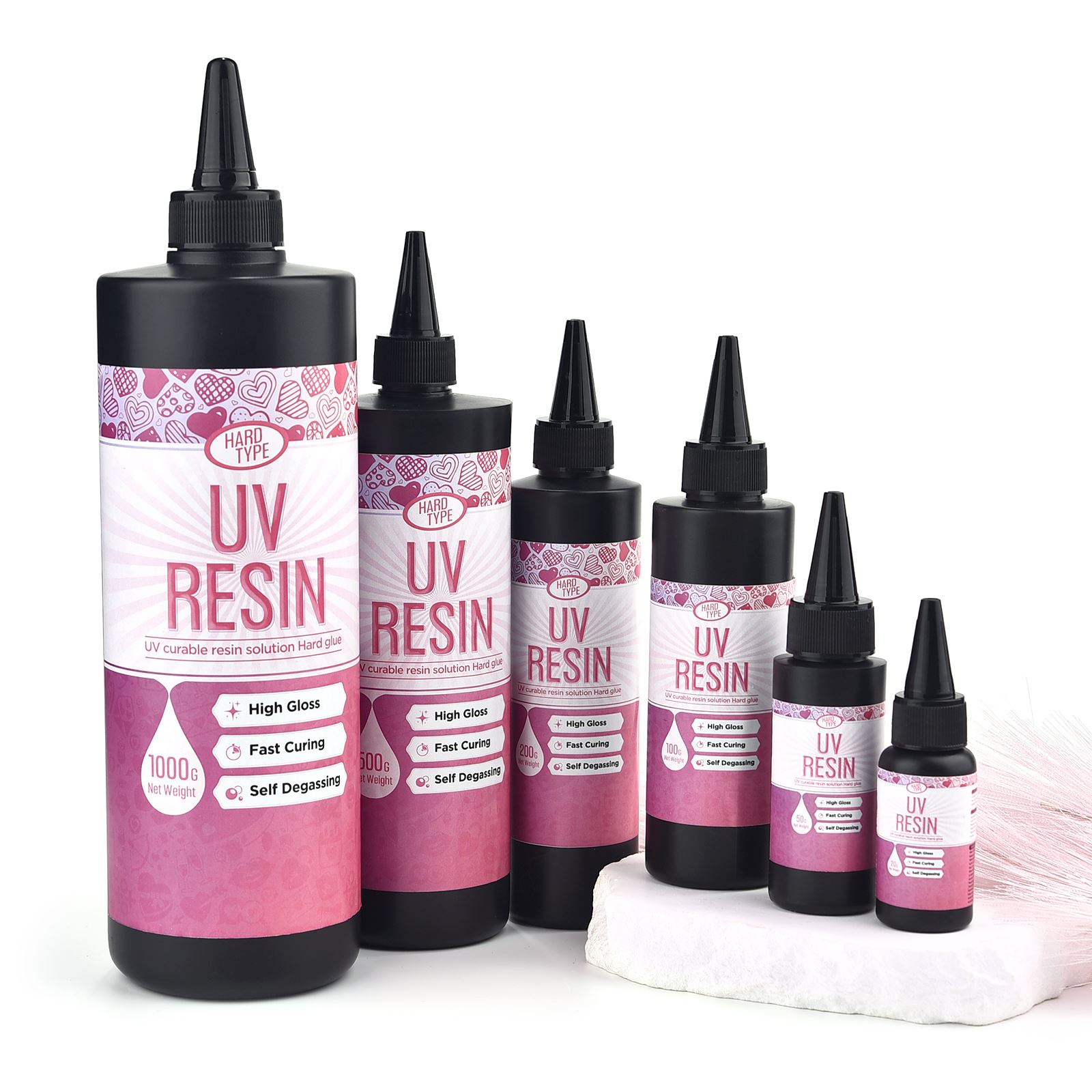 Uv Resin Clear Hard - 20-1000g High Transparent Quick Drying Epoxy