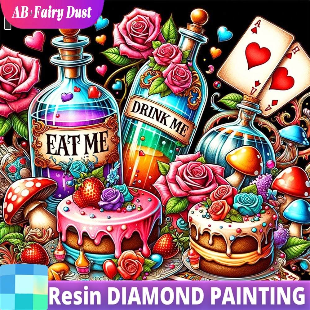 Resin Art For Rose - Resin Fairy Dust AB Diamond Painting