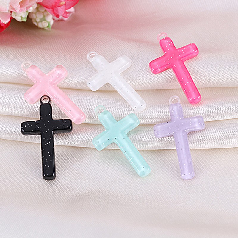 6pcs DIY earring pendant Flatb - Resin Art Pendant ulasan dan harga