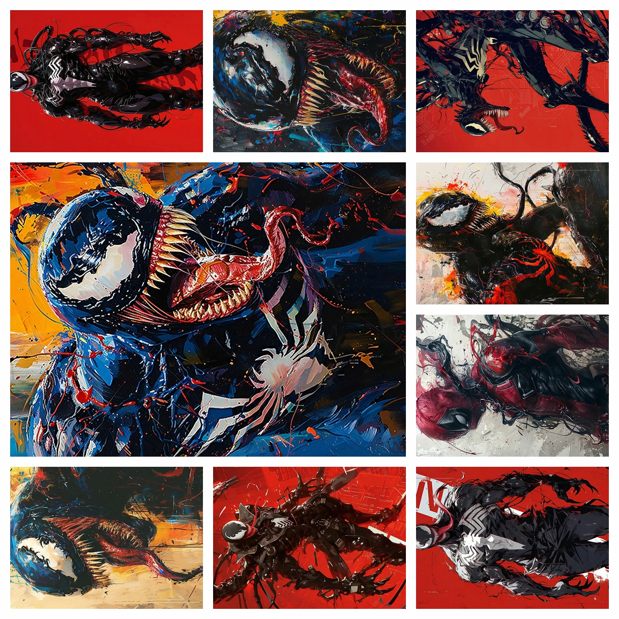 Anime Marvel venom spider-man  - Resin Art Supplies ulasan dan harga