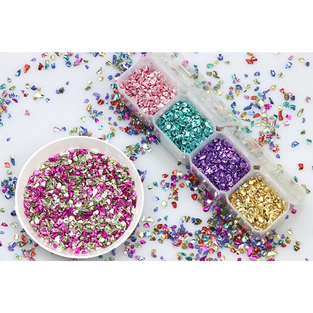Multi color mixed nail 10g/Lot - Resin Art Necklace ulasan dan harga