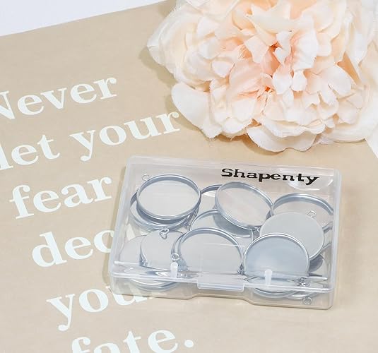 20 Pieces Stainless Steel Roun - Resin Art Pendant ulasan dan harga