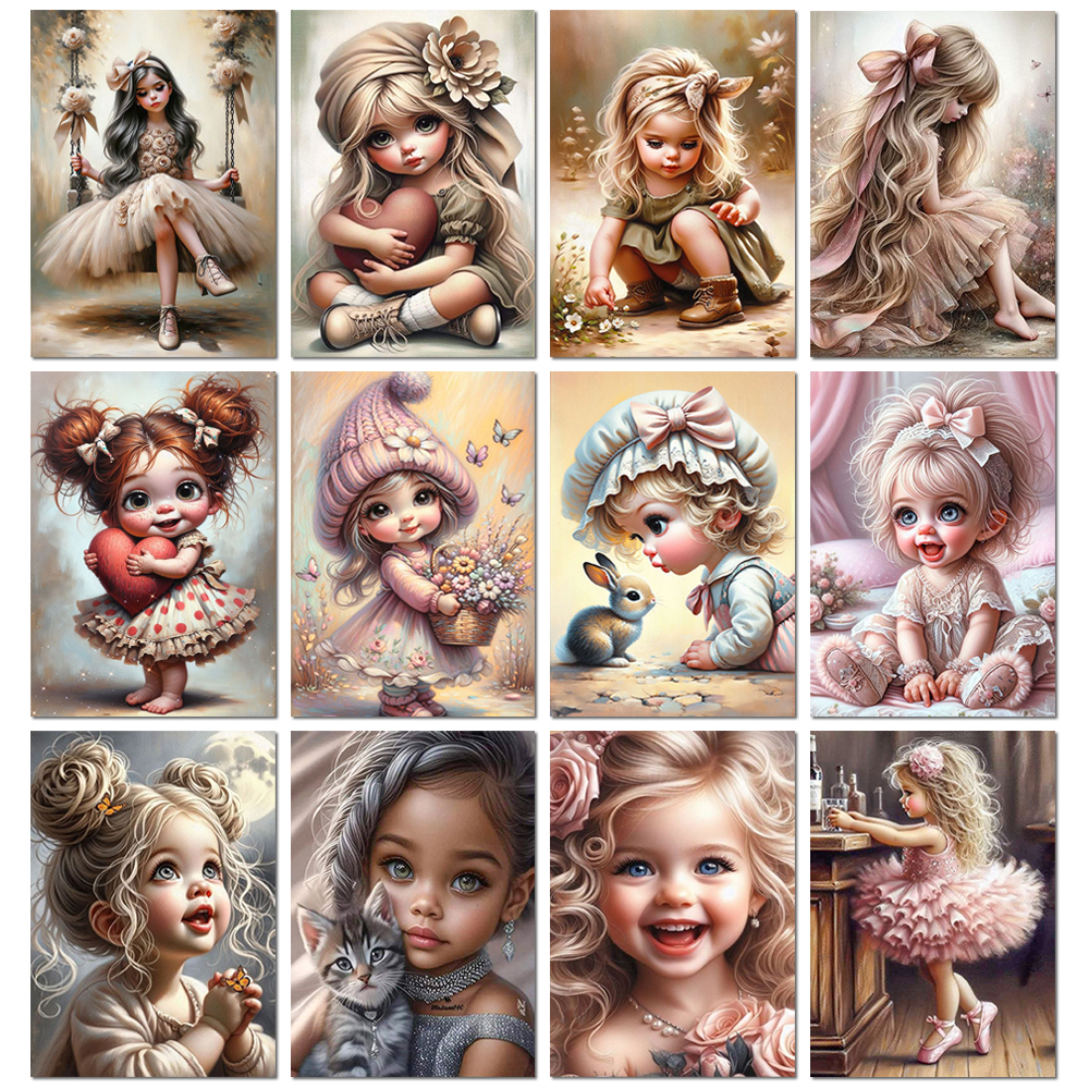 DIY Diamond Art Painting Cute  - Resin Art Baby ulasan dan harga