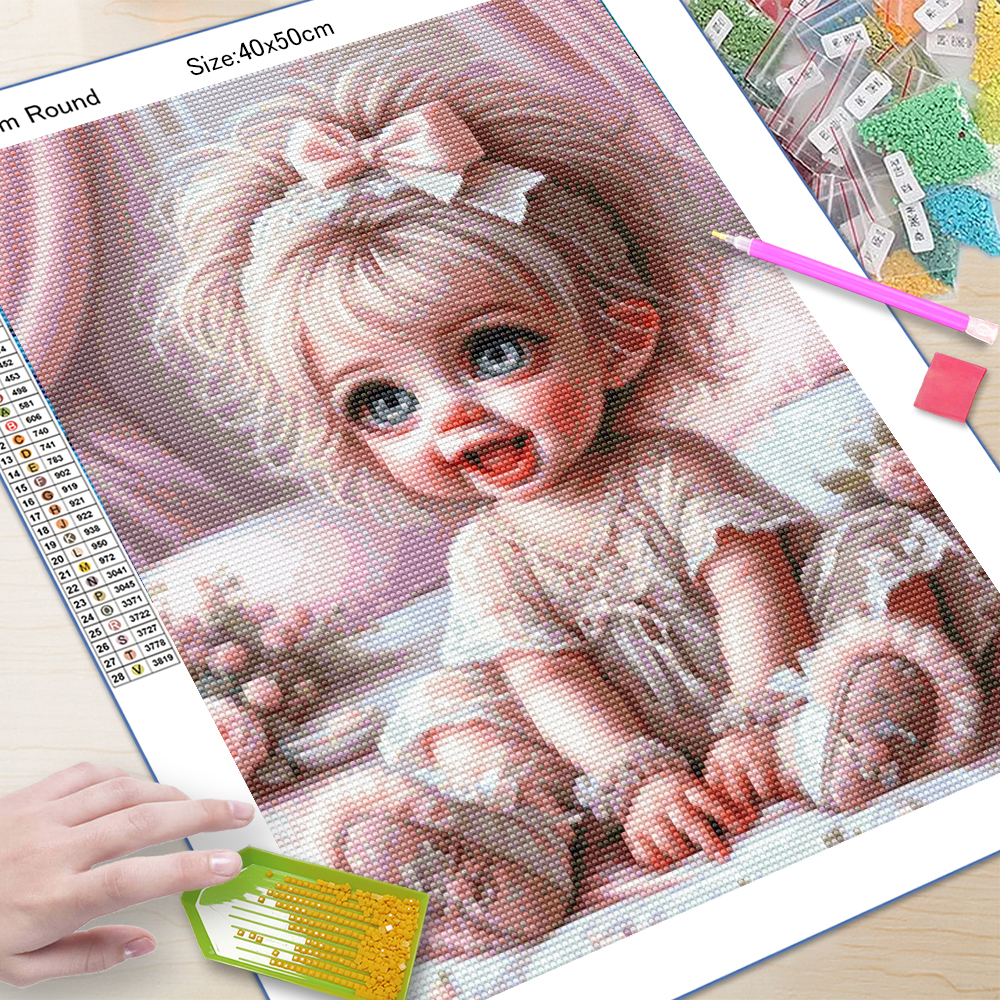 DIY Diamond Art Painting Cute  - Resin Art Baby ulasan dan harga