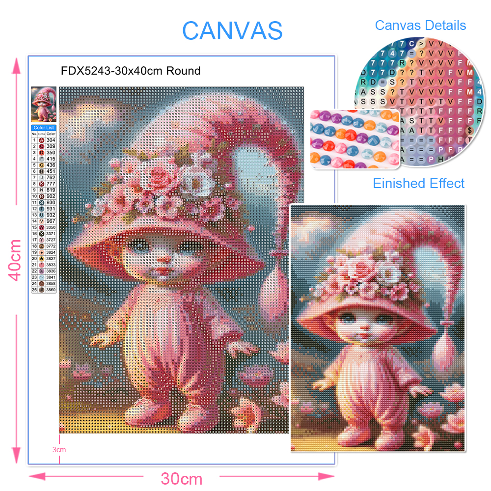 DIY Diamond Art Painting Cute  - Resin Art Baby ulasan dan harga