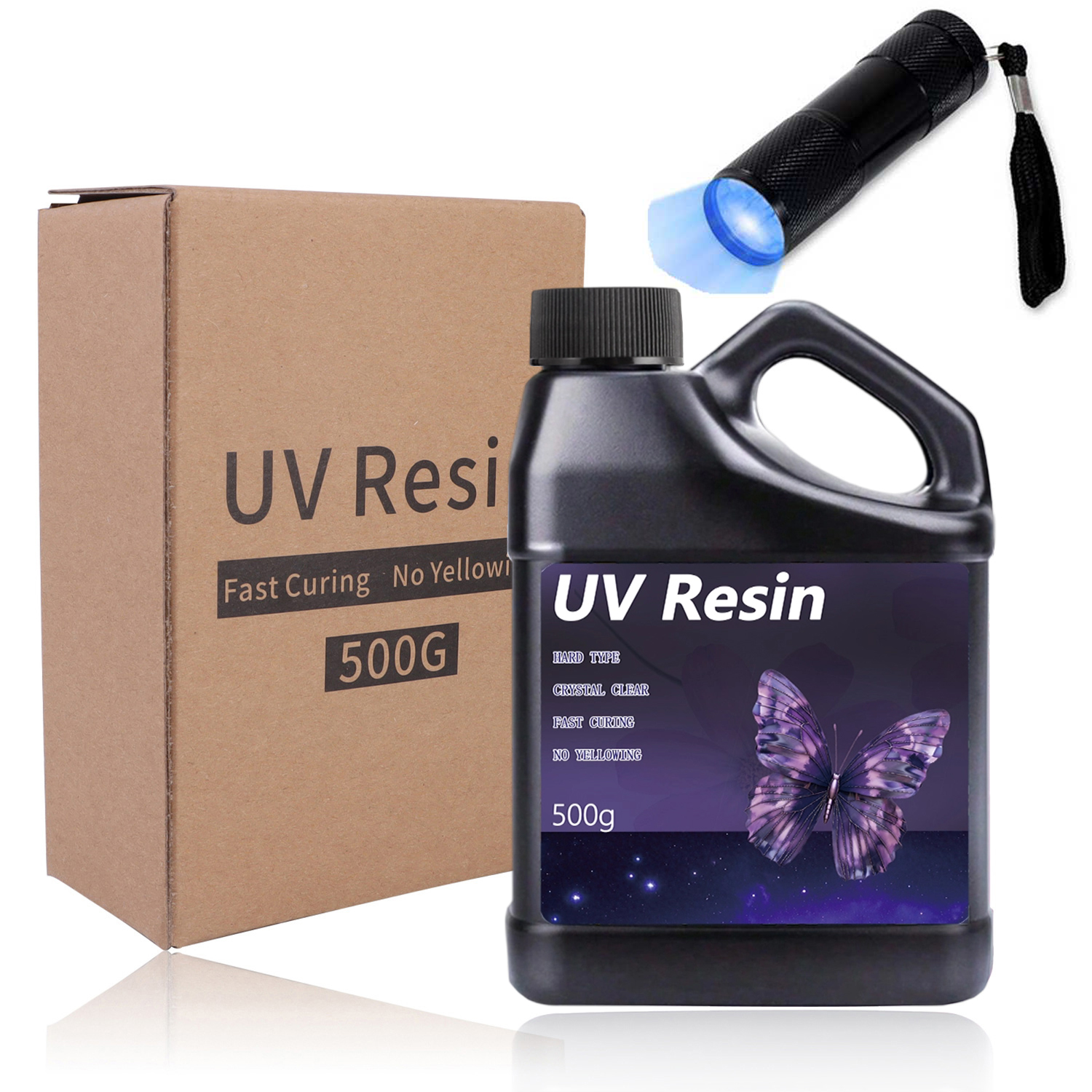 UV Resin-Bulk Upgraded Crystal - Uv Resin Clear Hard ulasan dan harga