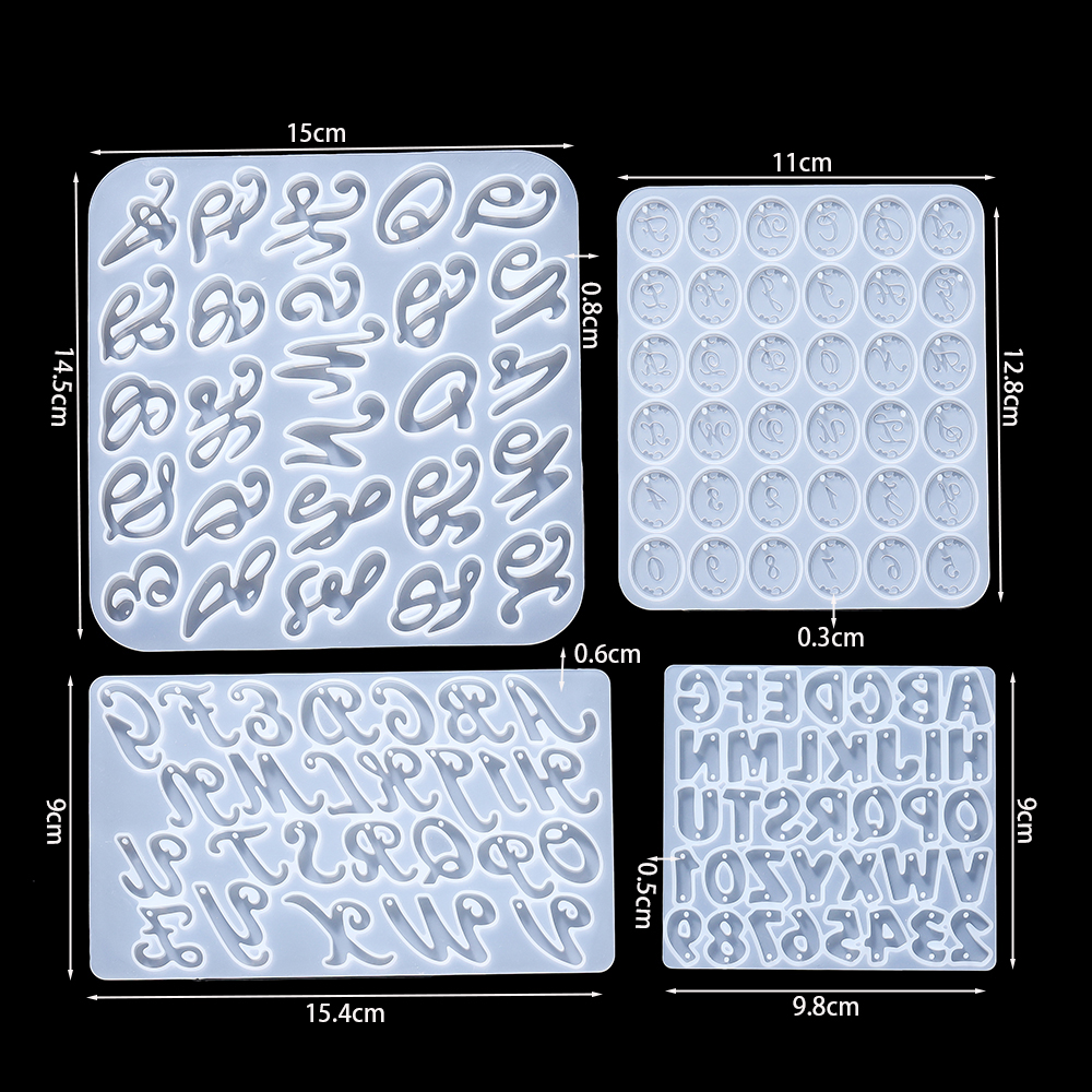 Alphabet Epoxy Resin Silicone  - Uv Resin Clear Hard ulasan dan harga