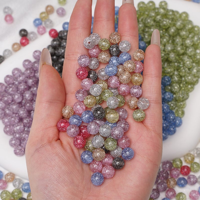 8/10mm Resins Round Shaped Bea - Resin Art Pendant ulasan dan harga