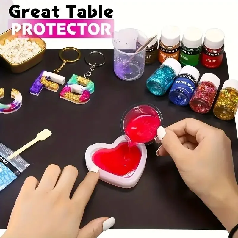 Different Color Large Silicone - Resin Art Table ulasan dan harga