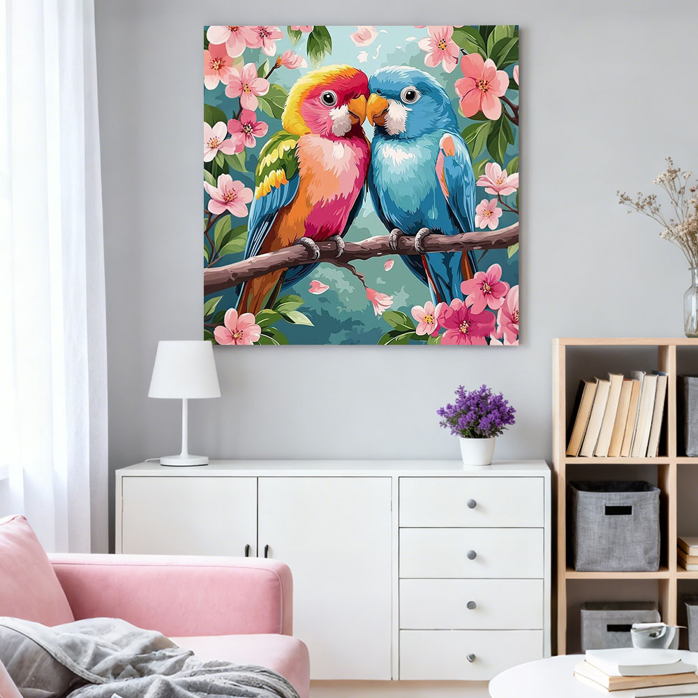 HUACAN Diamond Painting Bird F - Resin Art For Rose ulasan dan harga