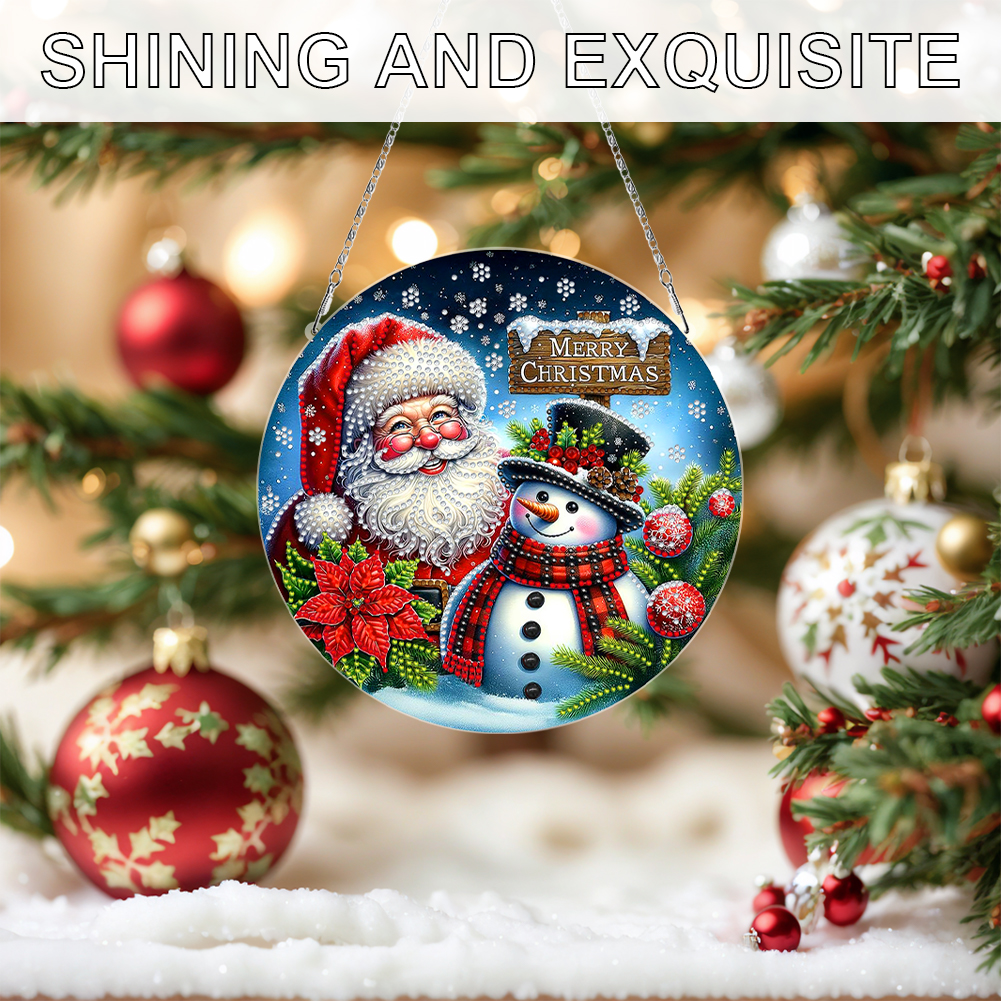 Christmas Flower 2D Flat DIY D - Resin Art Pendant ulasan dan harga