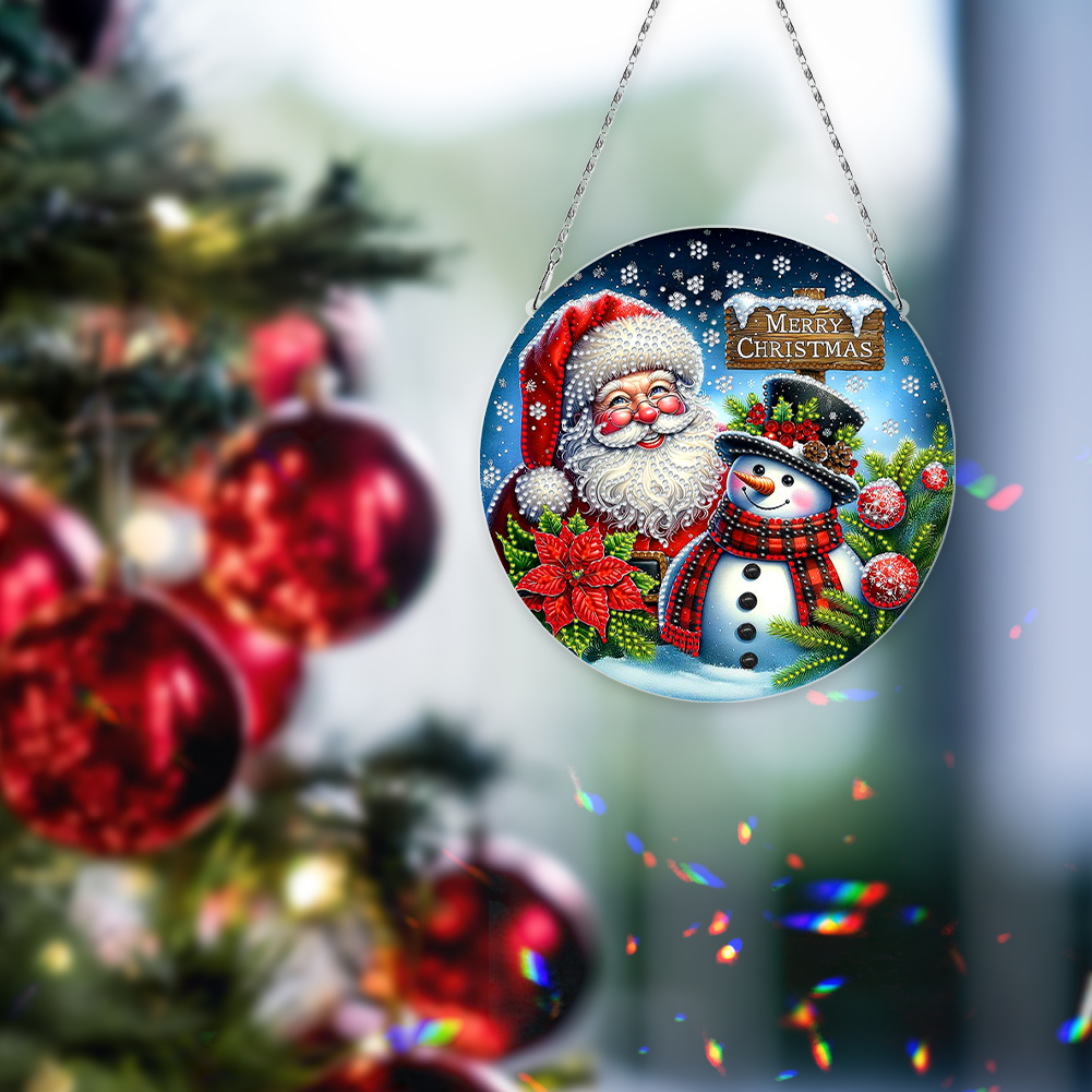 Christmas Flower 2D Flat DIY D - Resin Art Pendant ulasan dan harga