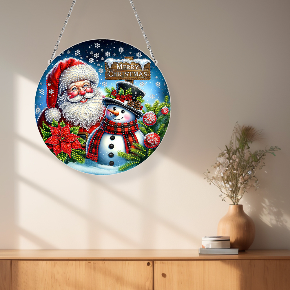Christmas Flower 2D Flat DIY D - Resin Art Pendant ulasan dan harga