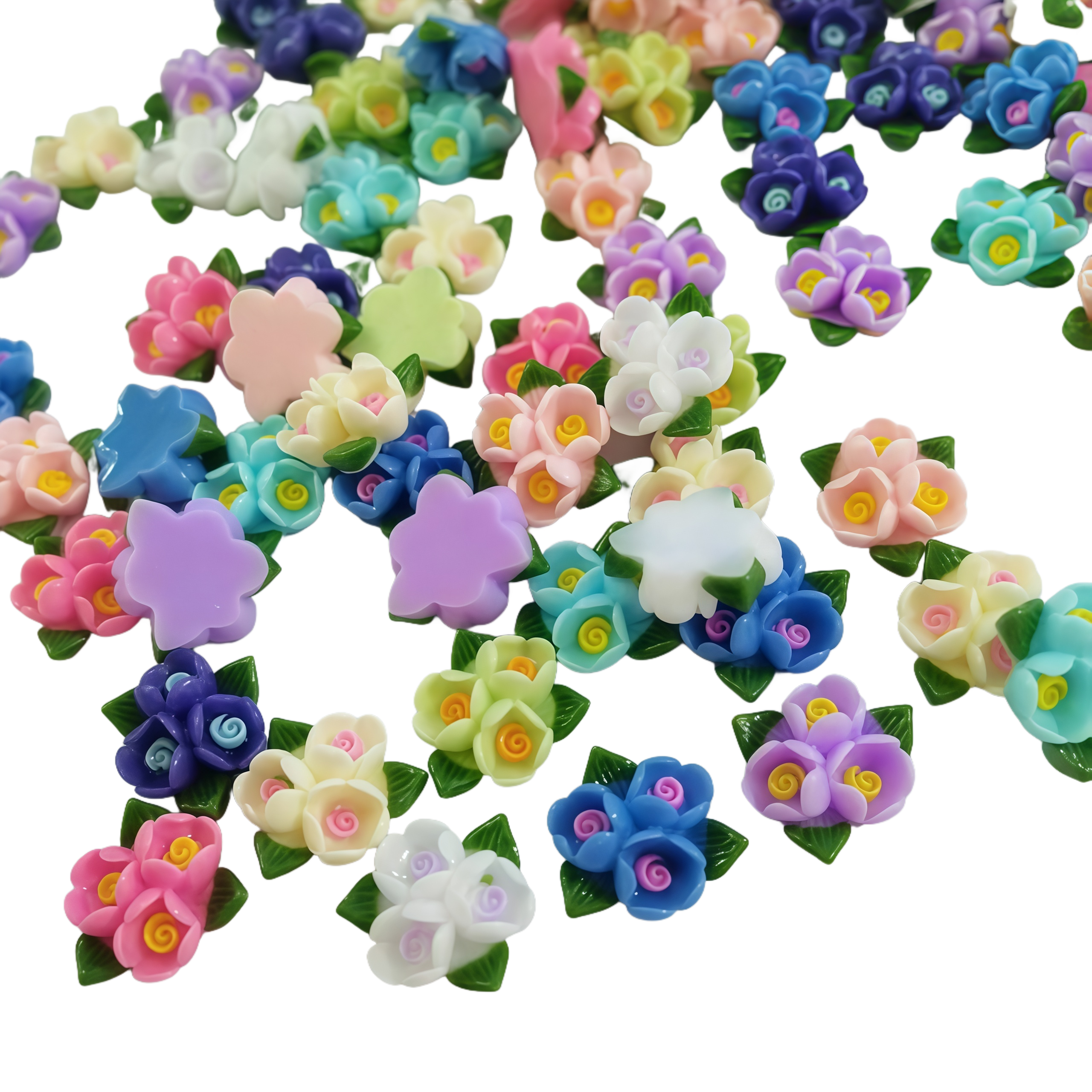 20/50pcs Mixed Resin Mini Colo - Resin Art For Rose ulasan dan harga