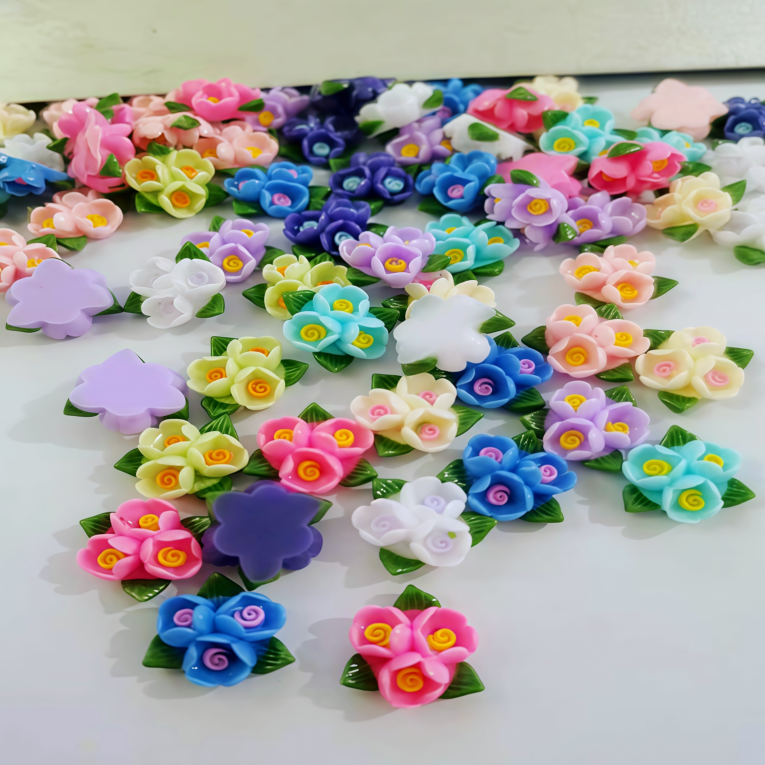 20/50pcs Mixed Resin Mini Colo - Resin Art For Rose ulasan dan harga