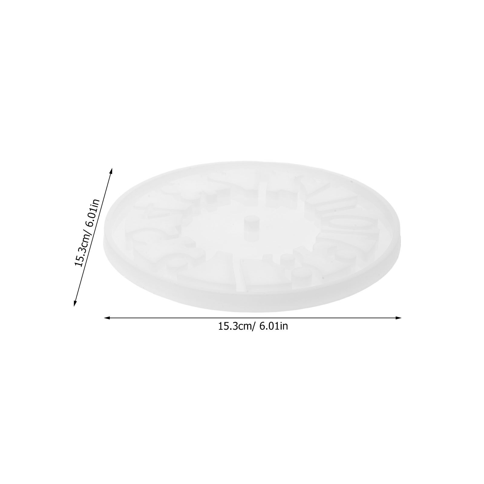 4Pcs Hollow Clock Silicone Mol - Resin Art Clock ulasan dan harga