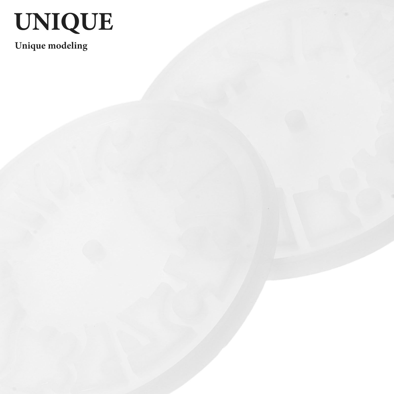 4Pcs Hollow Clock Silicone Mol - Resin Art Clock ulasan dan harga