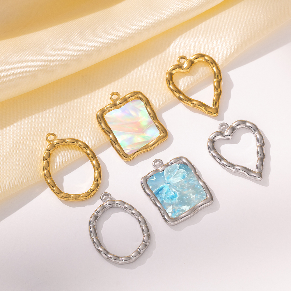 5pcs Stainless Steel Heart Rou - Resin Art And Decor ulasan dan harga