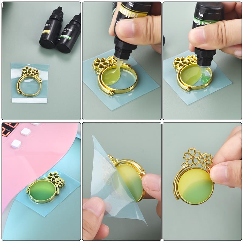 17 Colors UV Resin Glue 10ml E - Uv Resin Clear Hard ulasan dan harga