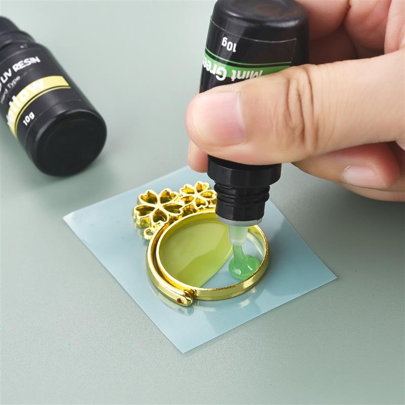 17 Colors UV Resin Glue 10ml E - Uv Resin Clear Hard ulasan dan harga