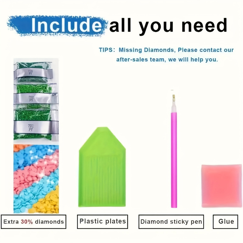 Diamond painting kit, pink sky - Resin Art Kit ulasan dan harga