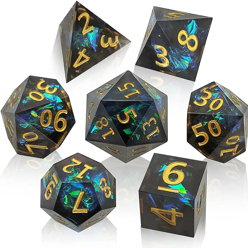 7PCS resin sharp polyhedral di - Resin Art Table ulasan dan harga