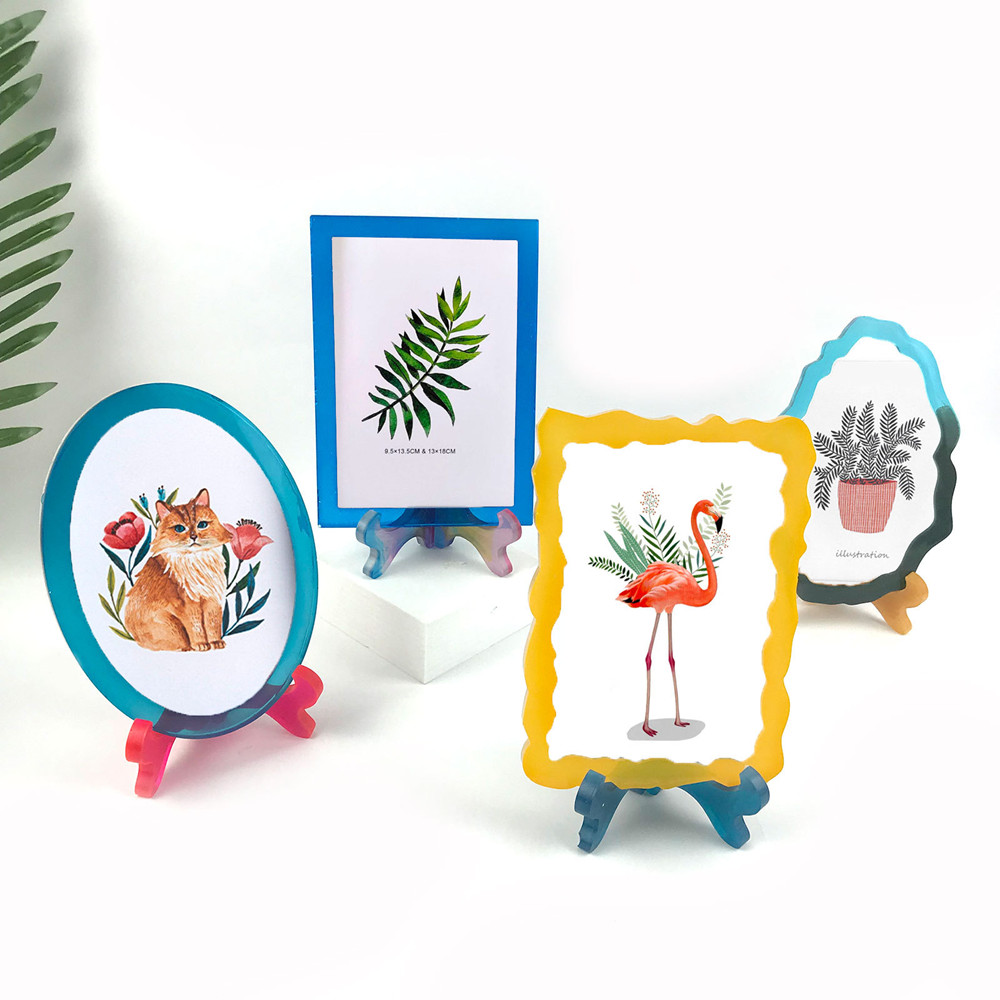 Rectangle Photo Frame Silicone - Resin Art Watch ulasan dan harga