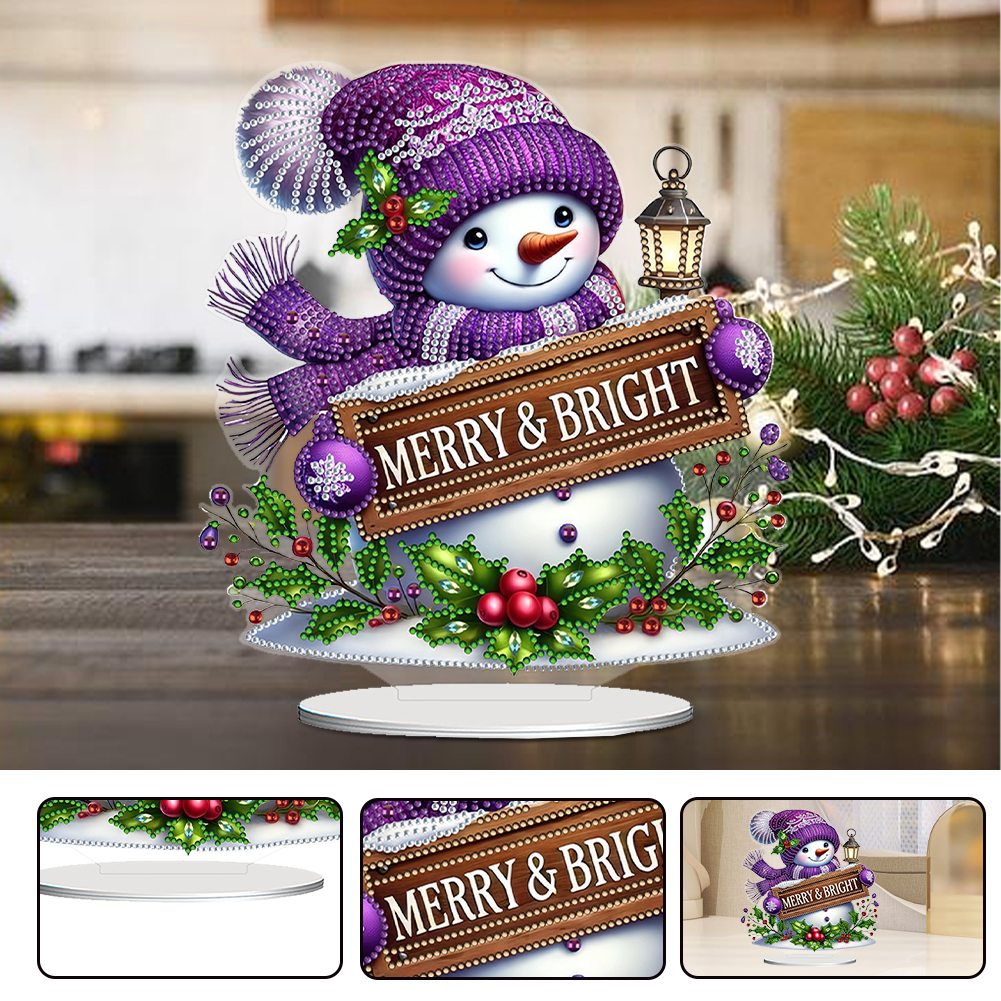 Christmas 2D Flat Desktop Diam - Resin Art Table ulasan dan harga