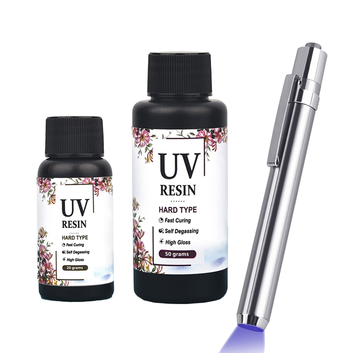 20g 50g UV Resin Glue UV Pen S - Uv Resin Clear Hard ulasan dan harga