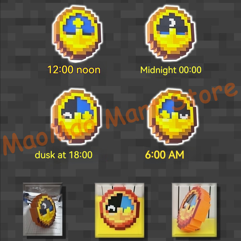 Chic Retro Pixel Art Style Sun - Resin Art Clock ulasan dan harga