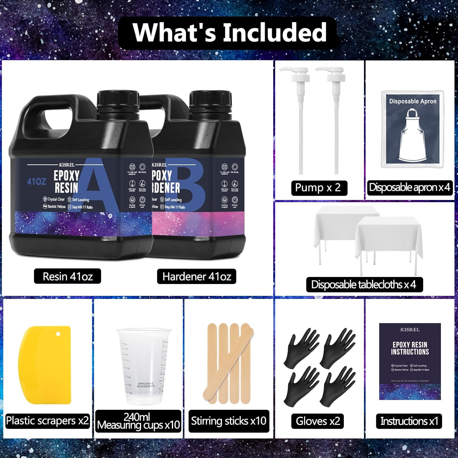 Crystal Clear Epoxy Resin Kit  - Resin Art And Jewelry ulasan dan harga