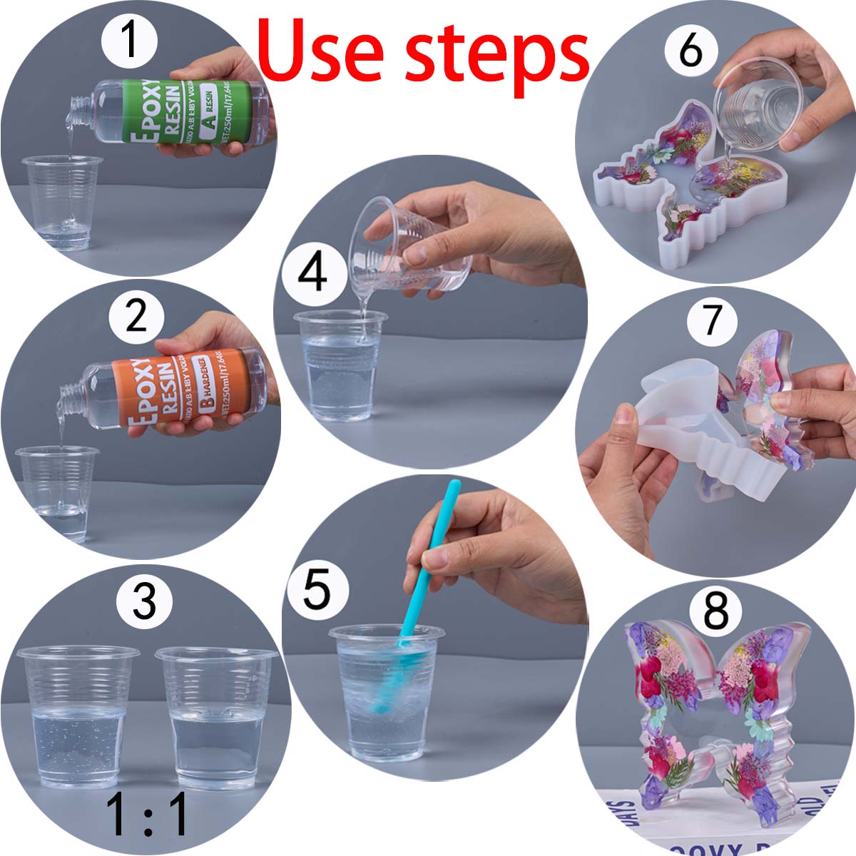 1:1 Ratio Epoxy Resin Kit Anti - Resin Art And Jewelry ulasan dan harga