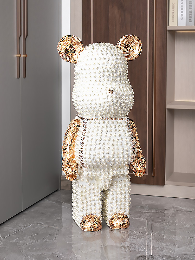 Cartoon Bear Ornament Home Dec - Resin Art Floor ulasan dan harga