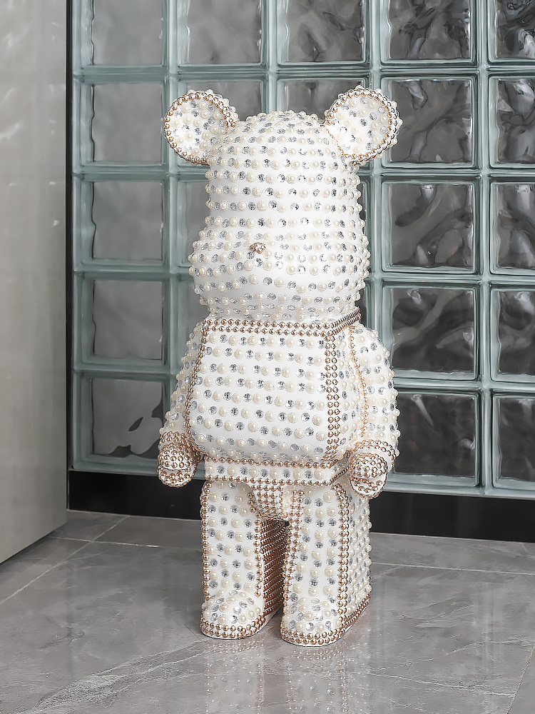 Cartoon Bear Ornament Home Dec - Resin Art Floor ulasan dan harga