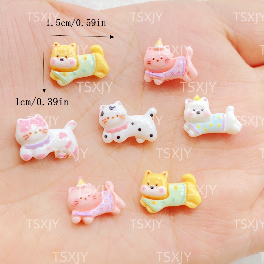 20Pcs Mixed Nail Art Resin Min - Resin Art And Design ulasan dan harga
