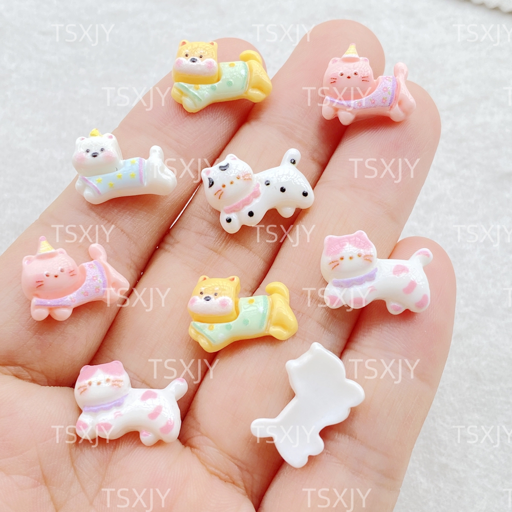 20Pcs Mixed Nail Art Resin Min - Resin Art And Design ulasan dan harga