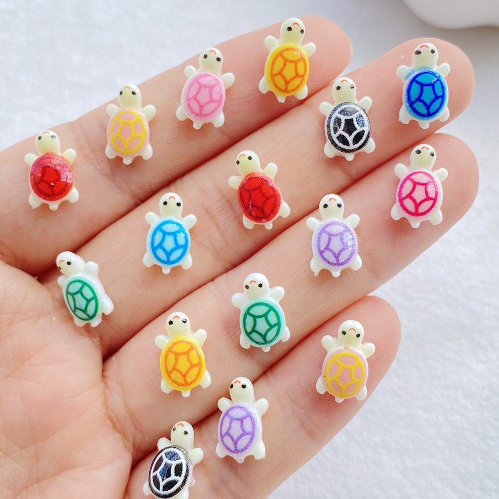 50Pcs Cute Mini Cartoon Little - Resin Art And Design ulasan dan harga