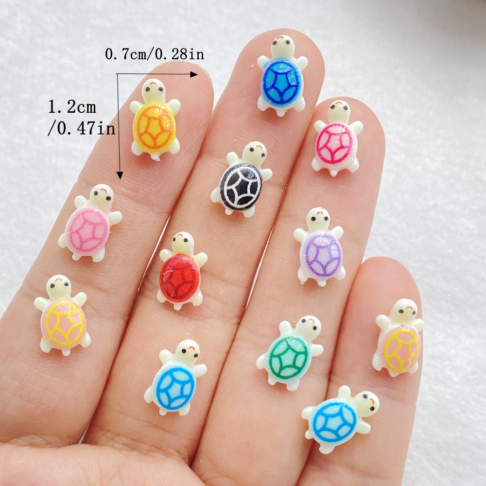 50Pcs Cute Mini Cartoon Little - Resin Art And Design ulasan dan harga