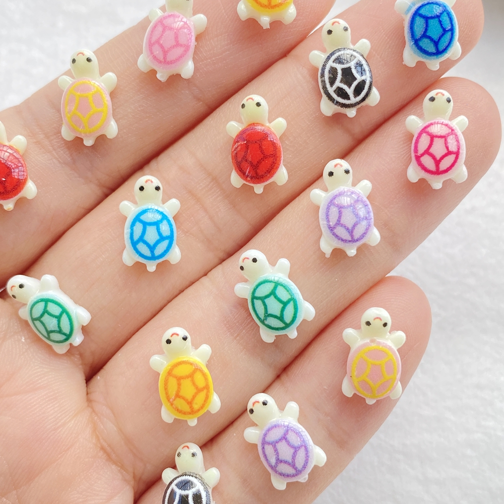 50Pcs Cute Mini Cartoon Little - Resin Art And Design ulasan dan harga