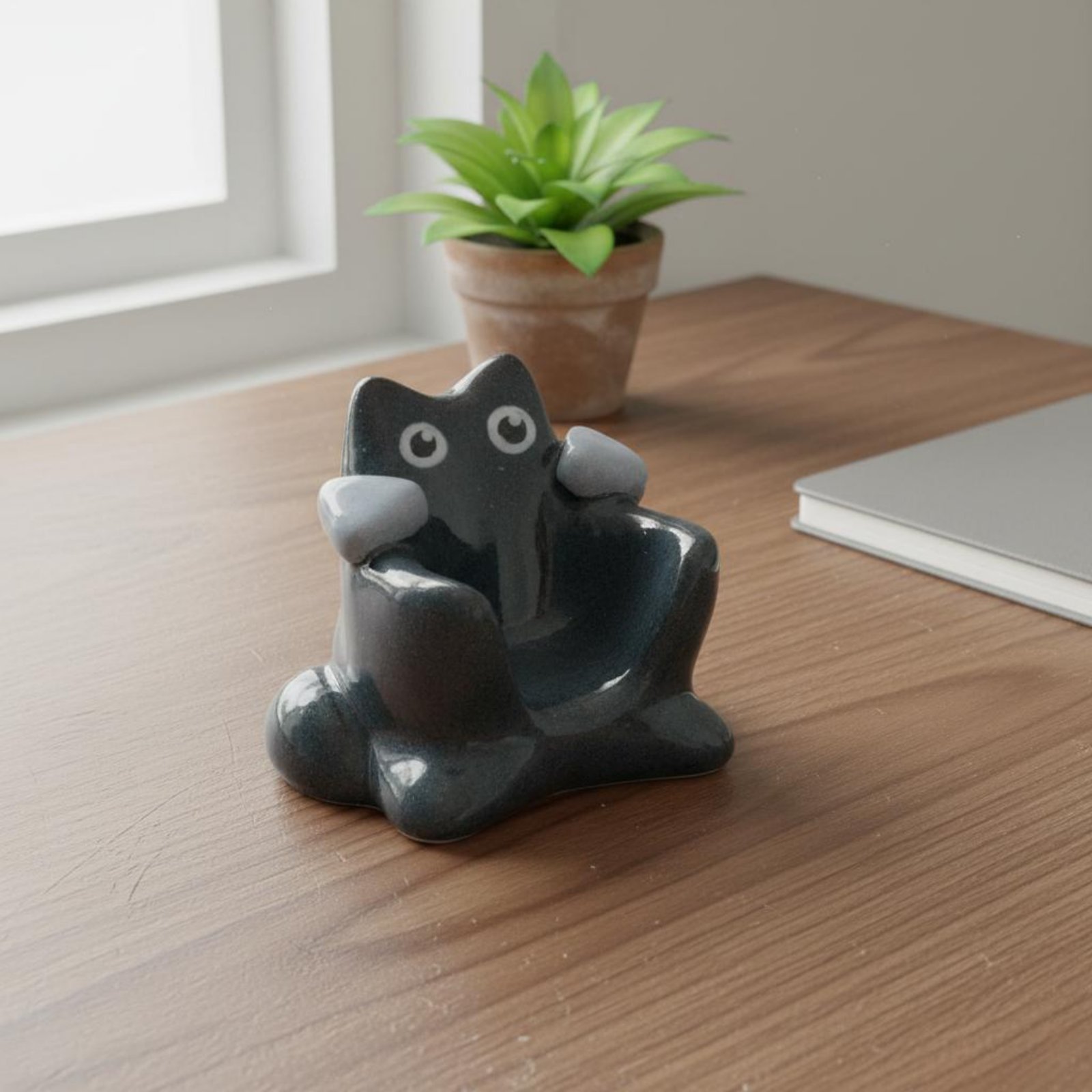 Black Cat Dice Holder Distinct - Resin Art And Decor ulasan dan harga